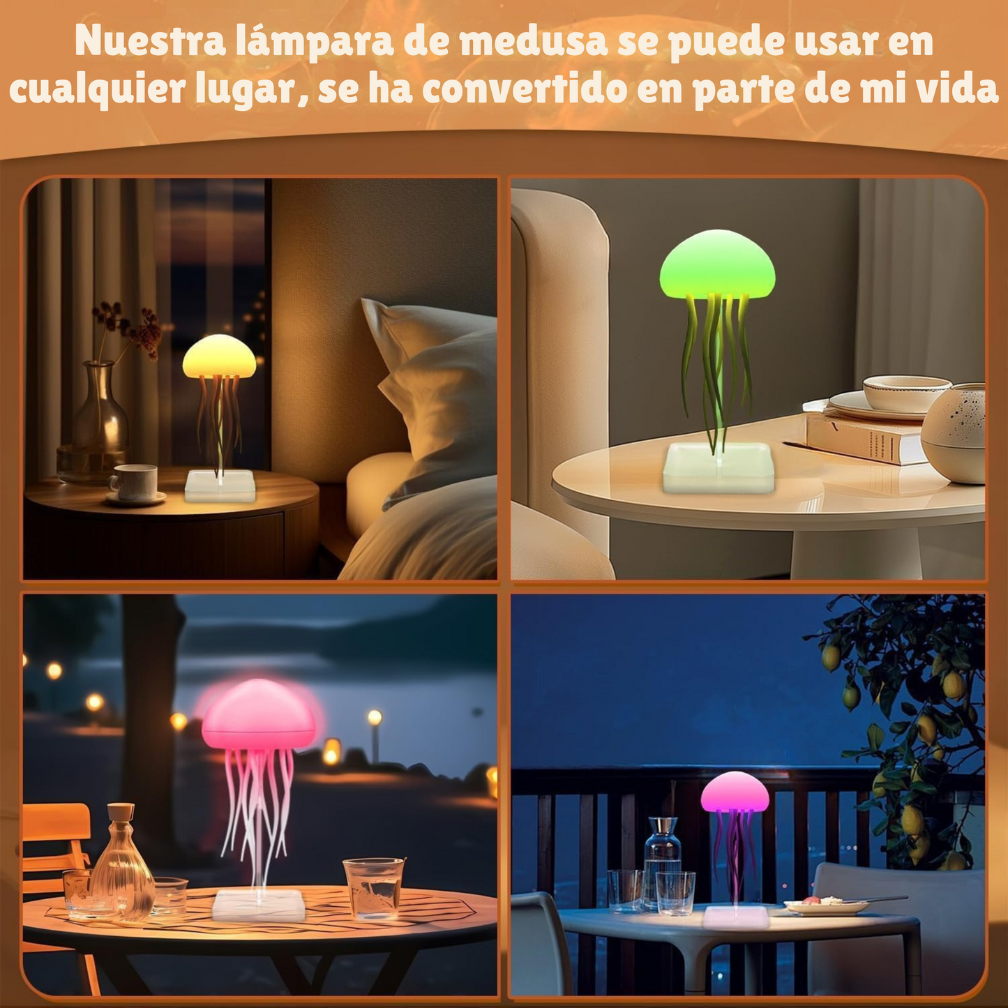 Lámpara Medusa Flotante