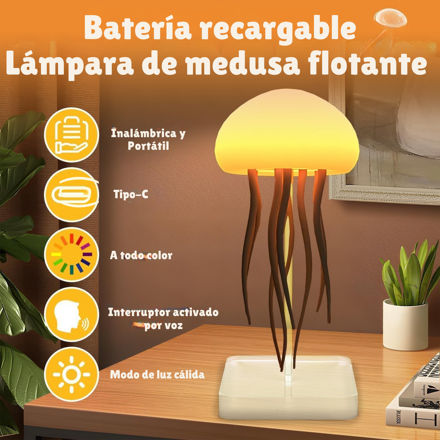 Lámpara Medusa Flotante